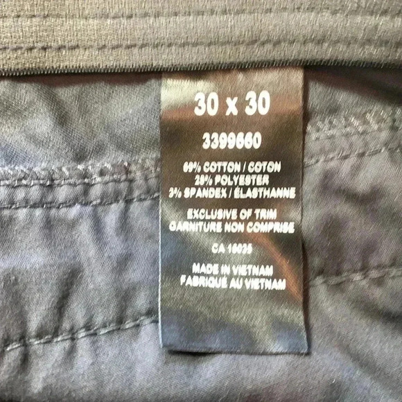 BC Clothing Co men’s hiking outdoor  pants, gray, 30 x 30 - Picture 4 of 8